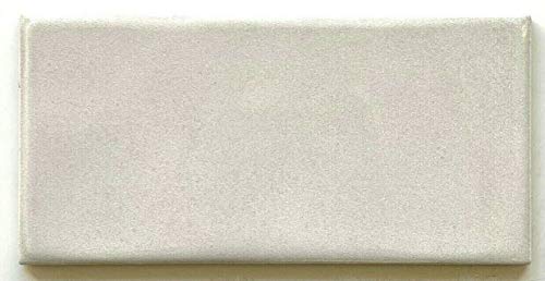 3x6 Bella Soft Gray Glossy Artisan Surface Subway Ceramic Wall Tile Made in USA