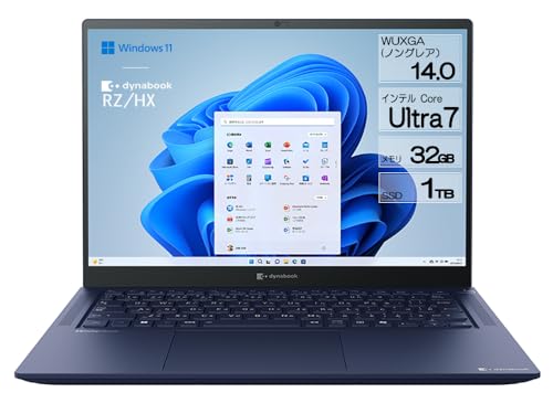 dynabook RZ/HX WebfyCe Core Ultra 7ځz (Windows 11 Home/Office Home & Business 2021ifXNgbvŁjA365 Basic/14.0^/Core Ultra 7 15