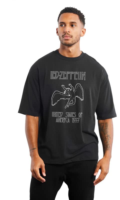 THE DUFFERS Led Zeppelins Oversized T-Shirt for Men – Elevated Casualwear