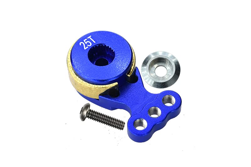 GPM Aluminium Servo Saver Für 25T Spline – 1 Stück, Blau, Hi-Torque