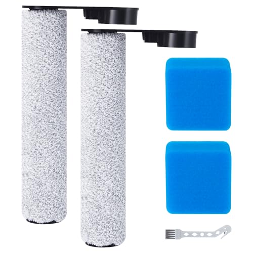 Roller Brush and Filter Accessory Set for JONR ED12 Vacuum Cleaner, for Eureka NEW430 Wet Dry Vacuum Cleaner, Replacement Parts Including 2 Brush Rollers, 2 Filters, 1 Cleaning Brush