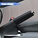 Car Handbrake Cover, Silicone Handle Grip Protector, Anti-Scratch Brake Parking Decorative Hood, Comfortable Brake Covers for Car Brake Levers, Universal for Most Cars (Black)
