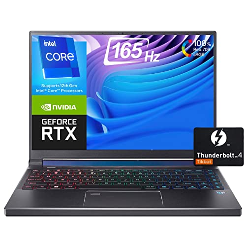 Acer - Predator Triton 300 SE 14“ WUXGA 0.70" Thin Creator/Gaming Laptop Intel 14-Core i7-12700H 400 nits NVIDIA GeForce RTX 3060 165Hz Wi-Fi 6E AX1675 Win11 W/Mouse Pad (16GB RAM | 512GB PCIe SSD) -  UM.QW2AA.001