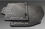 LEXUS OEM FACTORY ALL WEATHER FLOOR MAT SET 2013-2015 RX350 & RX450H BLACK