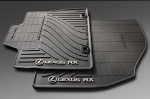 LEXUS OEM Factory All Weather Floor MAT Set 2013-2015 RX350 & RX450H Black