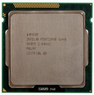 Intel Processeur Pentium Dual G640 / 2.80 GHz 2 coeurs Socket SKT1155 3 Mo Cache + ventillateur.NEUF / Bulk (boite neutre). Garantie 1 an par retour atelier.
