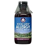 WishGarden Herbs - Kick-Ass Allergy, Organic Herbal Allergy Supplement, Supports Immune Response to Seasonal Allergies (4 oz Jigger)