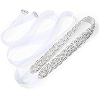 Algopix Similar Product 4 - Zonon Wedding Bridal Belts Crystal