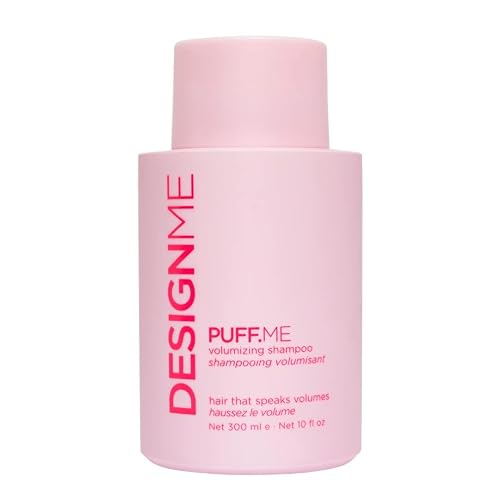 DESIGNME PUFF.ME Volumizing Shampoo|Hydrating, Adds Volume, Body and Shine for Thicker and Bouncier Hair | Smooths & Softens Hair | Color-Safe, Vegan, Paraben & Sulfate-Free - 300 ml (Pack of 1)