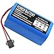Akku für Staubsauger 3000mAh 14,4V Li-Ion für Tesvor V300 X583 X580R SUN-INTE-273 Simum 6 für CMICR18650F8M7-4S1P