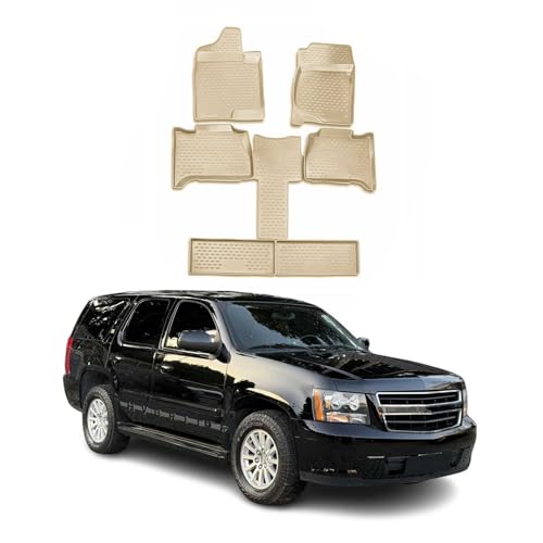 Tapis de sol Chevrolet Tahoe beige TPE fini moquette sale
