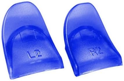 1Pair L2 R2 Extension Trigger Button for PS4 Pro Slim Controller Gamepad Extender Key (Clear Blue) image 2