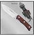 Nieto - 140-CK Plus. Cuchillo de Supervivencia Miguel Nieto Chaman Kit. Mango Cocobolo. Hoja: 11 cm. Funda Cuero ambidiestra