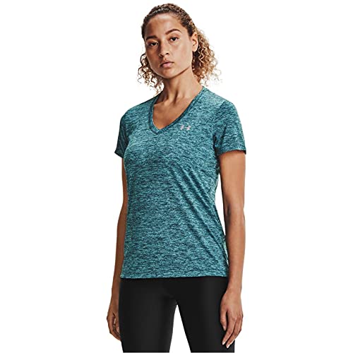 Image of Under Armour Womens Tech V-Neck Twist Short-Sleeve T-Shirt