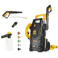 V-TUF V5 Electric Pressure Washer, 110V, 2175 PSI, 150 Bar, 6L/min, 8m Hi-Vis Hose, 5m Cable, DIY Site Use