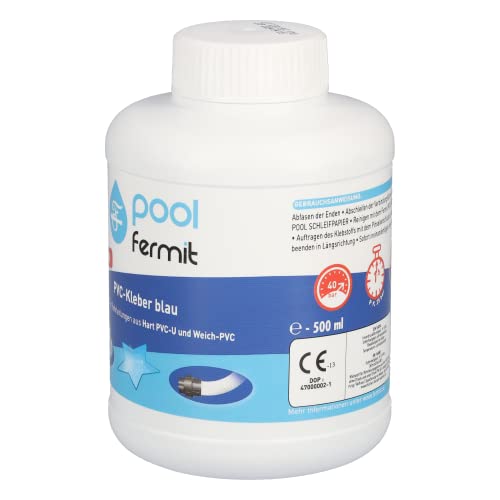 PVC-Kleber für Pools fermit Pool, blau, 500 ml