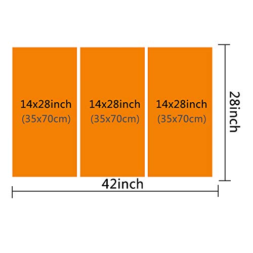 Tumovo Canvas Wall Art Skyscraper Art Prints For Wall Decor Cityscape Black And White Pictures 3 Pieces Artwork For Home Walls Canvas Art Wall Hanging Wall Decorations For Living Room, 42X28 Inch #TOP4