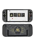 GeekShare Switch 2 Switchカバー switch2対応 スイッチ2025 スイッチカバー PC製 joy con 保護カバー 分体式 全面保護 薄型 傷防止 汚れ防止 対応耐衝撃 取り外し簡単 可愛い (神秘の王国（ブラック）)