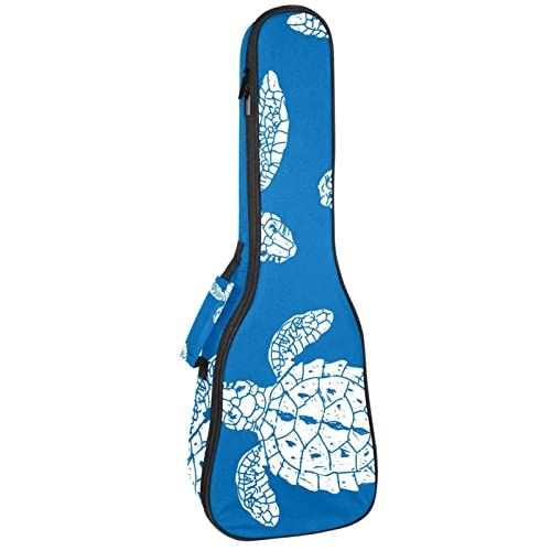 Sac pour ukulélé concert au motif tortue de mer pour vos voyages