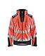 Blaklader 449125135599XXL Softshell Jacke, High Vis Rot/Schwarz, Größe XXL