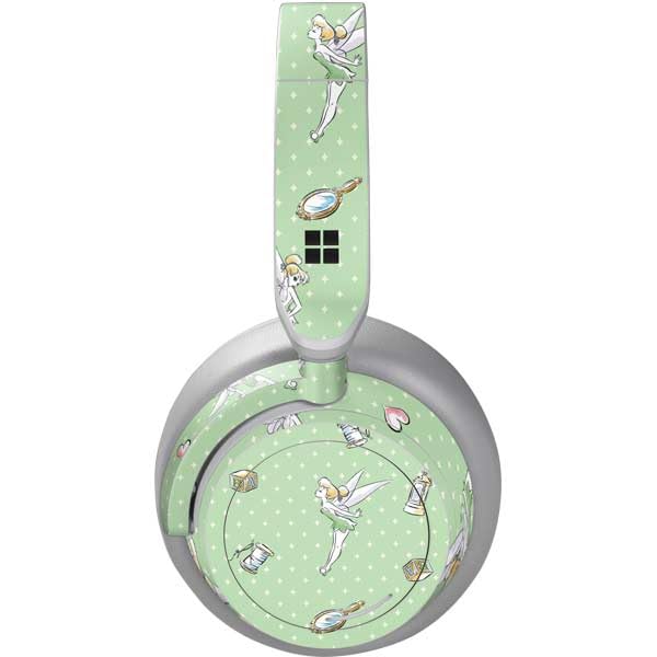Skinit Decal Audio Skin Compatible with Surface Headphones - Officially Licensed Disney Tinker Bell Trinkets Pattern Design