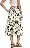 AYIFU Women's Summer Midi Skirt Boho Tiered Flowy ... #4