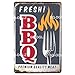 Frische BBQ Metall Zeichen Vintage Plaque Zinn Zeichen Bar Dekoration Home Decor Wandaufkleber Pub Malerei Restaurant Poster Geschenk