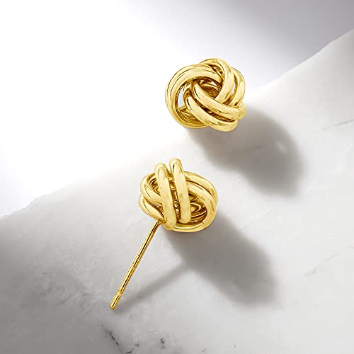 Ross-Simons 14Kt Yellow Gold Love Knot Stud Earrings #TOP4