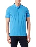  GANT Original Pique SS Rugger Camisa de Polo, Day Blue, L para Hombre