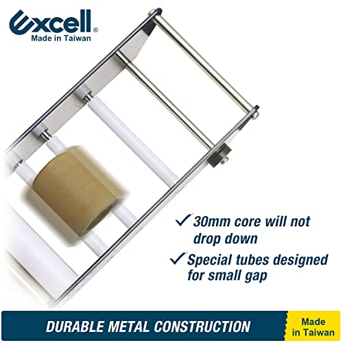 Excell ET-377 Water Activated Gummed Kraft Paper Tape Dispenser: Easy-to-use Roller moistens Tape for Smooth Cutting. Perfect for Sealing Shipping Boxes in Factories, Warehouses, and Retail Stores. - Thumbnail 6