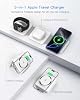 Estación de Carga para Apple Múltiples Dispositivos - 3 en 1 Cargador Inalámbrico Magnético Plegable - Base de Carga de Viaje para iPhone 17 16 15 14 13 12 Pro Max Plus Watch y Airpods 6