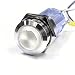 Produktbild Metzler® LED-Druckschalter mit Ringbeleuchtung und rostfreiem Edelstahl IP67 Weiß 16mm Einbau tastbar vandalismussicher für Auto Boot Modellbau 10 JAHRE ERSATZTEILVERFÜGBARKEIT