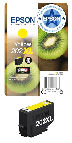 Cartouche d'encre Epson originale 202 XL jaune Amazon Dash Replenishment est prêt
