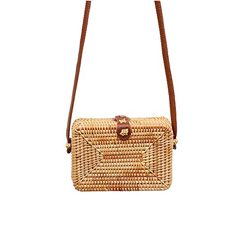 Handwoven Round Rattan Straw Bag Bali Crossbody Bag Summer Beach Boho Shoulder Bag Purse Clutch Handbag2