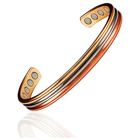 Magnetisches Armband aus Kupfer, YINOX magnetisch, weibliches Armband, ein Armband mit 8 Magneten Cover