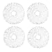 Aootek Best Value 4 Pack Replacement Microfiber Mops Head for Hurricane/mopnado 360 Spin mop/Roating Mop System Anti-Abrasive Microfibers