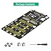 Sintech 2in1 Combo M.2 NVMe SSD to SFF-8654 SlimSAS 4i(PCIe),Or M.2 NGFF SATA SSD to SATA Adapter Card (Need USB C Power for Slim SAS 4i)