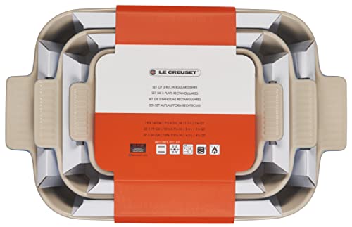 Image of Le Creuset Stoneware Heritage Rectangular Baking Dish, 3 pc., Marseille