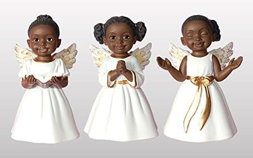 Positive Image GiftsSet of 3 White Cherub Figurines