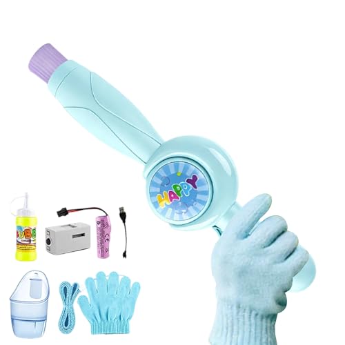 Jouet interactif rechargeable à bulles de brume magique et lumineuse pour fête