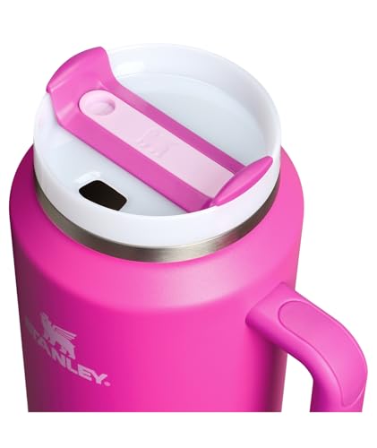 Image of STANLEY Quencher H2.0 Tumbler with Handle and Straw 64 oz | Flowstate 3-Position Lid | Large Capacity for Travel & Sports | Insulated Stainless Steel Cup | BPA-Free | Violet Blossom