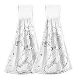 Ces torchons de cuisine sont en polaire corail, qui est solide et durable. Caractéristiques : séchage rapide, lavable en machine, absorbant, ne se décolore pas, durable, robuste mais doux.