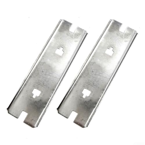 Set di 2 misuratori di profondità per motosega progettati per catene a 38 passi con acciaio inossidabile CNC, consente di limare con una sola mano per una misurazione accurata e stabile della