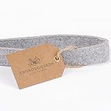 Thoroughbeds Grey Tweed Dog Lead with Rose Gold Clip - Small - Image 4