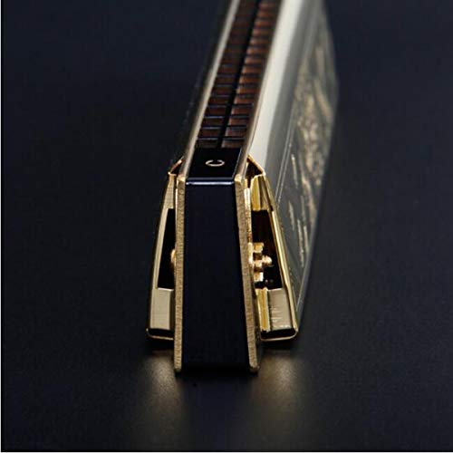 KMDSM Harmonica, Harmonica Tremolo 21 trous, jouant d’un piano personnalisé, Do (Color : Gold) - Les Beatles, Paul McCartney, John Lennon, RIngo Starr, George Harrison KMDSM Harmonica, Harmonica Tremolo 21 trous, jouant d'un piano personnalisé, Do (Color : Gold) – Image 4