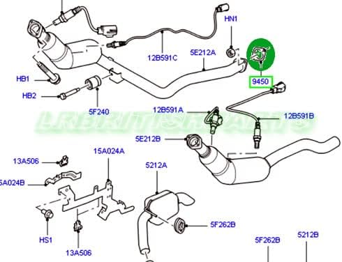 Miniatura 2 de CONVERTIDOR DE ESCAPE ORIGINAL Y JUNTA DE TUBO COMPATIBLE CON LAND ROVER LR4 RANGE ROVER SPORT 10-13 LR005927