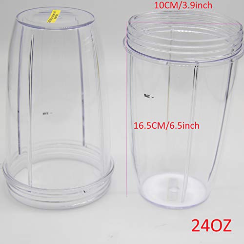 Repuesto vaso de 24 oz para licuadora, pack de 2 miniatura 2