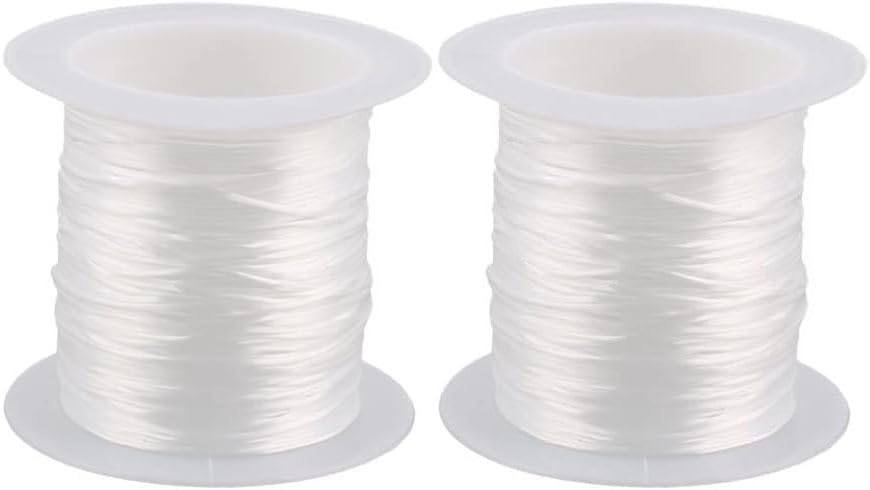 GenericHandicraft Emporium White Flat Elastic String (2 Reels)