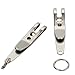 Produktbild Merssavo 2Pcs Mehrzweck EDC Suspension Clip Quickdraw Aufhänger Halter Keyring Schlüsselanhänger Outdoor-Sport-Tool