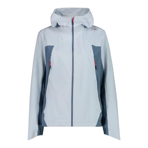 Chaqueta para mujer FIX Hood CMP evita el frío de la montaña color sky blue